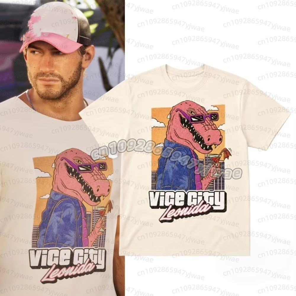 Anime Merchandise Online - T-shirt Jason Vice City Leonida con
