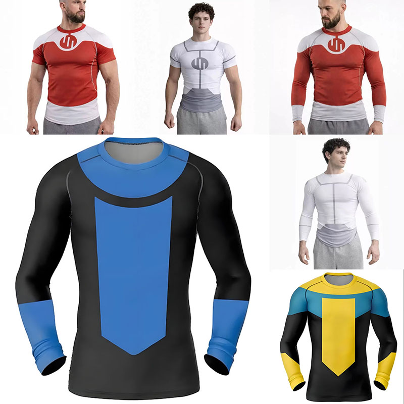 Anime Merchandise Online - Nuova Maglietta Rash Guard Invincibile per