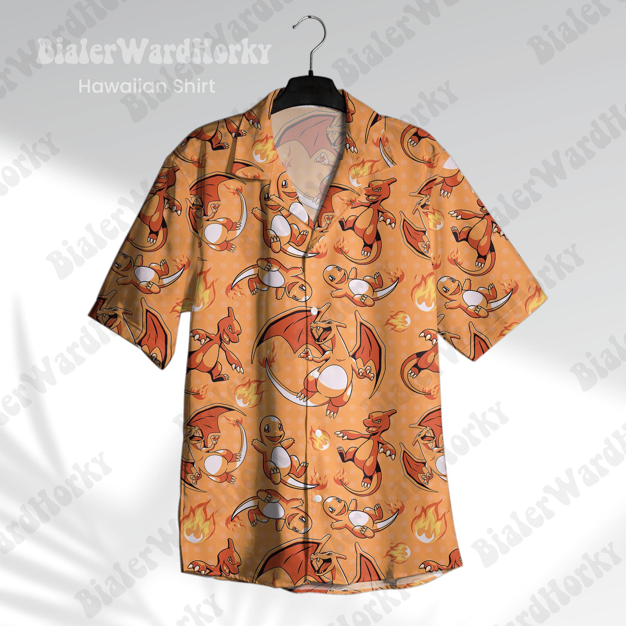 Camicia hawaiana Pokémon Chari - Anime Merchandise Online recensione e prezzo