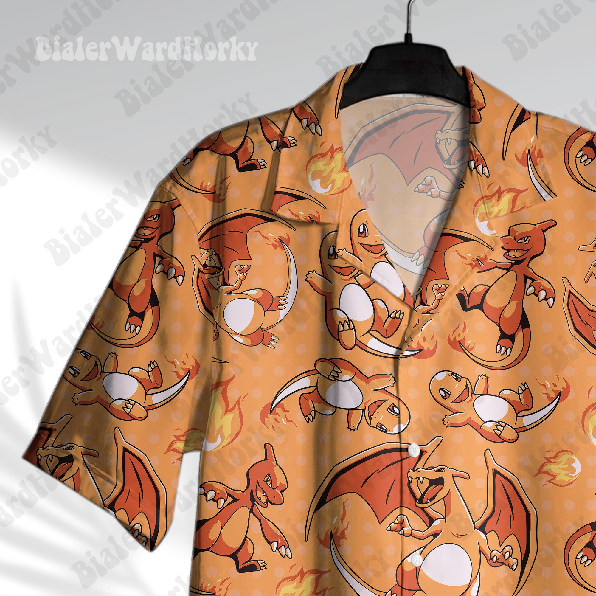 Camicia hawaiana Pokémon Chari - Anime Merchandise Online recensione e prezzo
